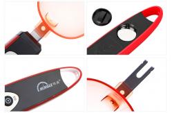 China Silver Digital Measuring Spoon , Kitchen Spoon Scale With Replaceable Heads supplier
