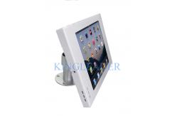 China Rotation Tabletop or Wall mounted iPad Enclosure Kiosk With Push-latch Key Locking Mechanism supplier