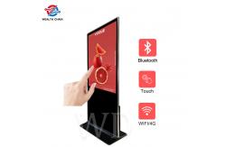 China Multi Touch 16:9 1920x1080p Floor Standing Digital Signage For Service supplier