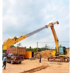 14m 16m Excavator Telescopic Arm With Standard Bucket Clamshell Bucket for sale