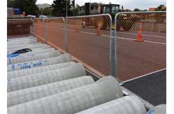 China Chain Link Fabric Iron W2.5m Crowd Control Fence Panels supplier