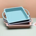 Tasteless Rectangular Silicone Bread Pan 23x20cm for sale