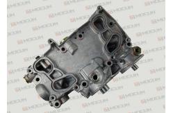 China DEUTZ D6D Engine Oil Cooler Cover EC210B Excavator Machine Parts supplier