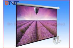 China Retractable Tensioned Projection Projector Screen 120 Inch With Romote supplier