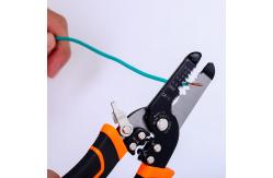 China 132g Alloy Steel Wire Strippers Wire Soft Handle Cutting And Stripping Wire supplier