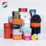 Biodegradable Eco Friendly Cosmetics Cylinder Tea Packaging Lipstick Cardboard Paper Tube Packaging for sale