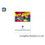 Customized 3D Lenticular Card Round / Square Shape Support Printing Service