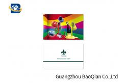 China Customized 3D Lenticular Card Round / Square Shape Support Printing Service supplier