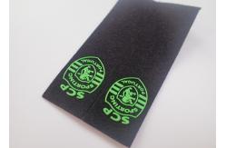 China Embossed Felt Backing Injection Rubber Custom Clothing Patches supplier