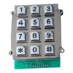Ruggedized Backlit 12 Keys Keypad Vandal Resistant Keypad Dot Matrix
