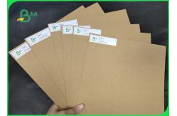China 250 - 450gsm Unbleached Craft Board FDA Certified For Paper Tray supplier