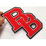 Two Letter Monogram Letterman Patches / Chenille Sleeve Number letters for sale