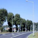Steel Galvanized Street Light Pole Custom 6m To 12m Height for sale