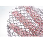 Kitchen Cleaning 1.2mm X 10mm Stainless Steel Chainmail Ring Scrubber for sale