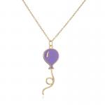 Enamel Balloon 18k Gold Jewelry Gold Plated Stainless Steel Necklace for sale