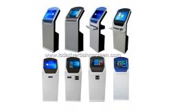 China Ergonomic Self Service Touch Screen Kiosk 1920x1080P With Printer And Keyboard supplier