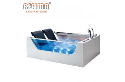 China 2 Person Corner Jacuzzi Bathtub Freestanding Indoor Acrylic 1800x600mm supplier
