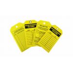 Long Lasting Durable Plastic Safety Tag WarningTags With Custom Logo for sale