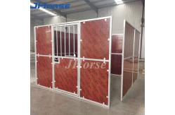 China 4m Temporary Horse Stables Light Duty Portable Durable Red Color Galvanized supplier