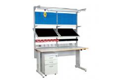 China Custom Electric Adjustable Height ESD Workbench Anti-static Workstation supplier