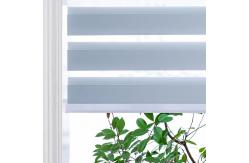 China Rolling Window Shade Fabric Smart Blackout Blinds Day Night Zebra Fabric supplier