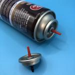 Normal Temperature Gas Lighter Refill Valve Plastic or Metal Stem Material One Inch for sale
