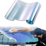 2 mil Thickness Blue Chameleon Film Car Window Tint  80% VLT Free Sample