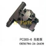 PC300-6 Excavator Gear Pump Assy 704-24-26430 Hydraulic Pilot Pump for sale