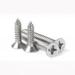 SUS304 SUS316 Cross Recessed Countersunk Head Screw GB846 Countersunk Head Tapping Screws for sale