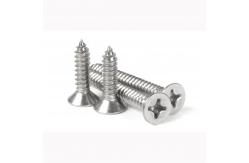 China SUS304 SUS316 Cross Recessed Countersunk Head Screw GB846 Countersunk Head Tapping Screws supplier