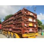 Second Hand Purchase Used Shipping Container Flat Rack 7-8 Into A New for sale