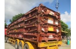 China Second Hand Purchase Used Shipping Container Flat Rack 7-8 Into A New supplier