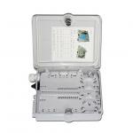 16 Cores ABS Ftth Fiber Termination Box With 2x1:8 Tube Splitter Waterproof for sale