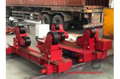 China 150 Ton Welding Pipe Rollers Self Aligning With Wireless Hand Control supplier