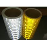 Greeen Yellow Blue High Intensity Prismatic Reflective Sheeting Roll , Microprismatic Retro Printable Reflective Vinyl for sale
