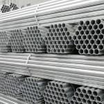 Hollow Section Galvanized Steel Pipe ERW GI Tube 6m Length BS1139 EN39 for sale