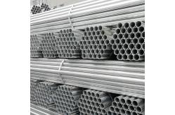 China Hollow Section Galvanized Steel Pipe ERW GI Tube 6m Length BS1139 EN39 supplier