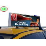 Customizable P3 LED Taxi Top Screen Ads Small, Detachable And Easy To Install for sale