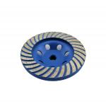 7 Concrete 16cm Hole Turbo Diamond Grinding Wheel No 24 Grit 178mm for sale
