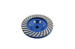 China 7 Concrete 16cm Hole Turbo Diamond Grinding Wheel No 24 Grit 178mm supplier