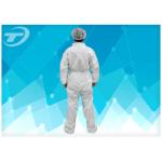 Fully CPE Film Breathable Disposable Coverall Suit / Disposable Plastic Body Suit