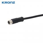 M8 Connector with 4m Cable Female 3-pin IEC 61076-2-104 Pre-wireable Connector for sale