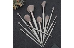 China 12 Piece Face Makeup Brush Set Cruelty Free Synthetic Cosmetic Tools supplier