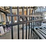 Square Post Spear Top 1030mm Height Tubular Steel Fence for sale
