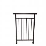 12ft Polished Rooftop Balustrade Decorative Balcony Fence Metal for sale