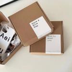 Custom Brown Carton Mailing Box Shoe Box Clothing Box Large / Medium / Small