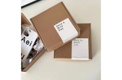 China Custom Brown Carton Mailing Box Shoe Box Clothing Box Large / Medium / Small supplier