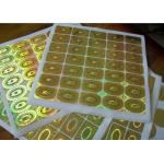 Round Circle Security Hologram Sticker Permanent Adhesive Waterproof for sale