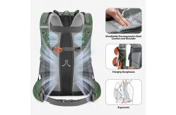 China 40L Ripstop Nylon Outdoor Waterproof Hiking Backpack With Rain Cover supplier