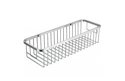 China Multi Funciton Bathroom Storage Baskets Save Space Mirror Polished Shower Shelf supplier